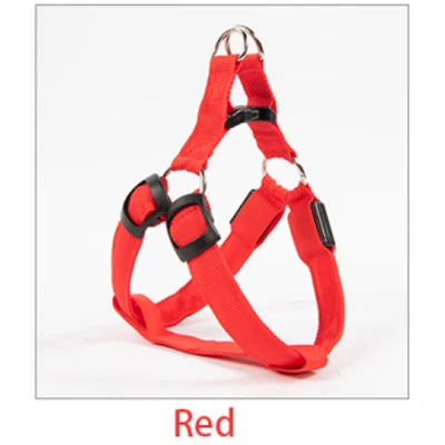 Flashing Light LED Dog Safety Harness