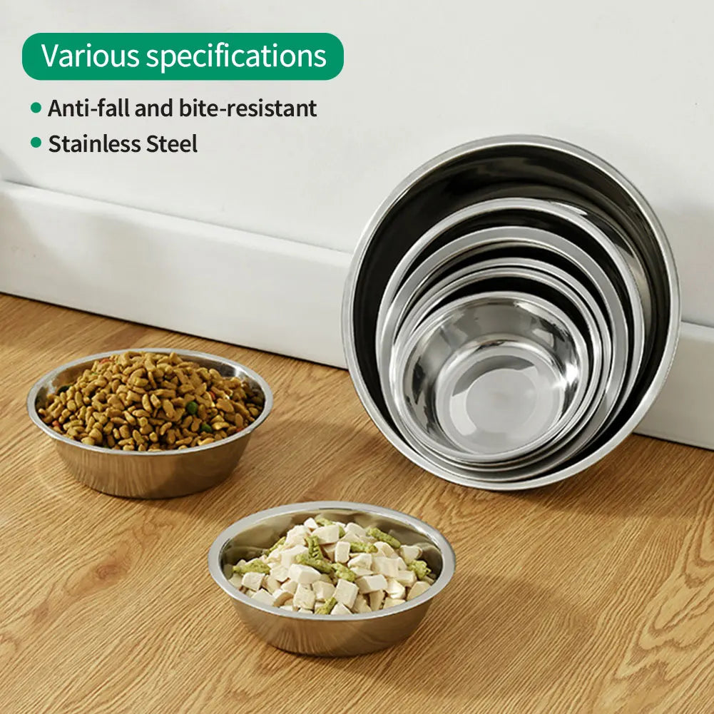 Small, Medium & Large Dog & Cat Bowl Stainless Steel