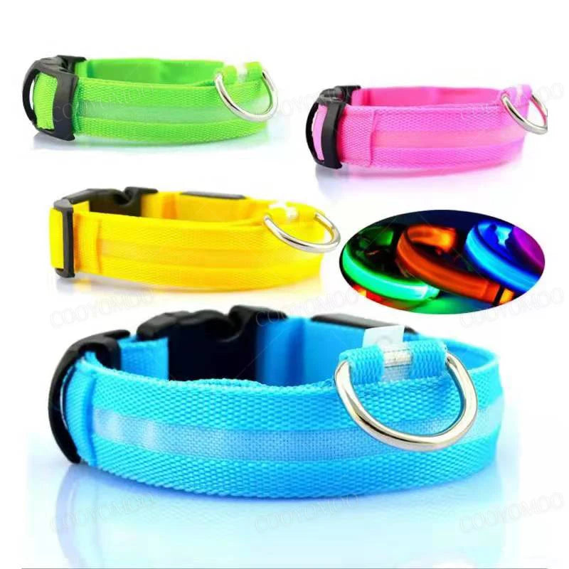 Dog & Cat Luminous Charge Collar Led Usb Collars Detachable