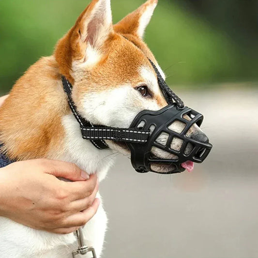 Dog Comfy Breathable Muzzle Guard Against Biting And Barking Medium And Large Dogs