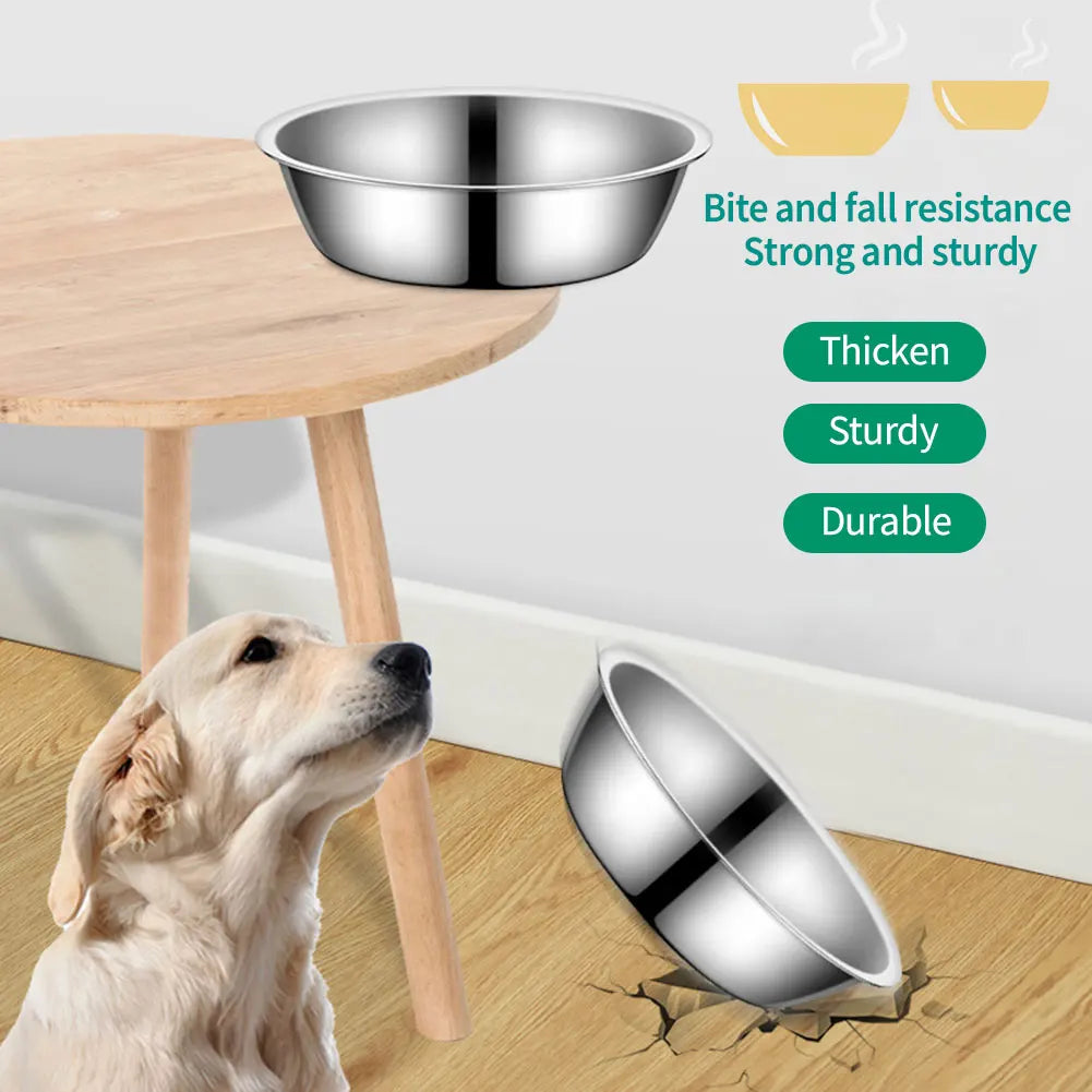 Small, Medium & Large Dog & Cat Bowl Stainless Steel