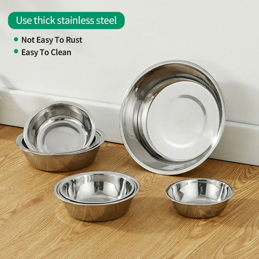 Small, Medium & Large Dog & Cat Bowl Stainless Steel