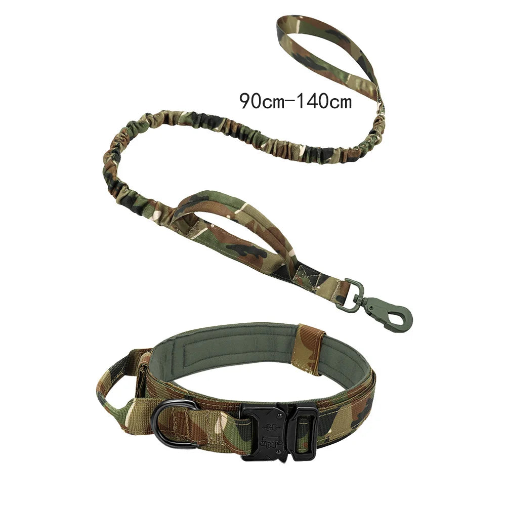 Tactical Military Dog Collar & leash