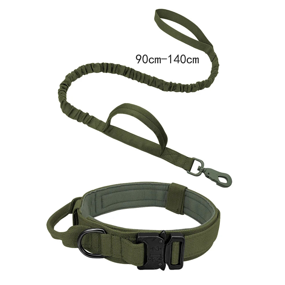 Tactical Military Dog Collar & leash