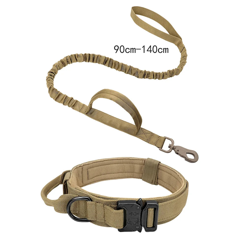 Tactical Military Dog Collar & leash